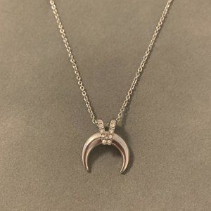 Rebecca Minkoff Crystal Horn Necklace